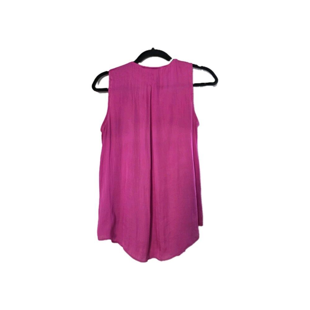 Banana Republic Pink Tank Top Silk Size Small - Picture 2 of 3